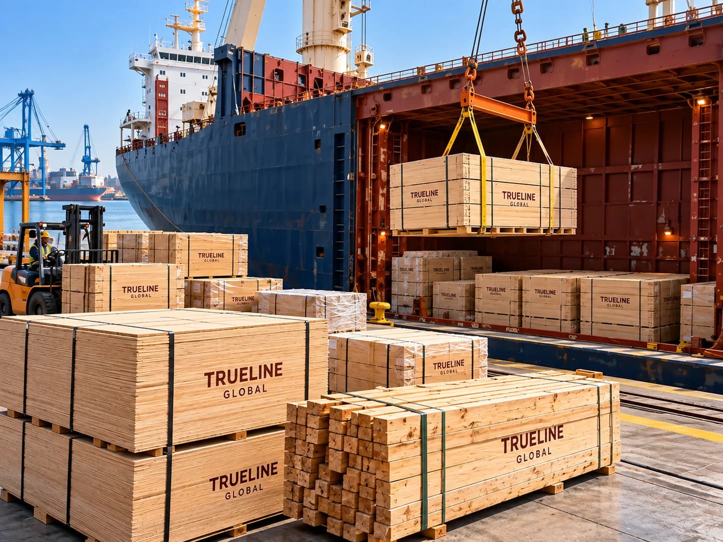 International cargo vessel
